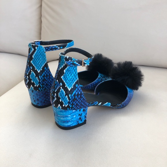 ASOS blue pointed heels - Picture 4 of 9